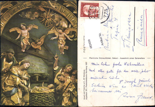 682459 Grünau im Almtal Seitenaltar Altar