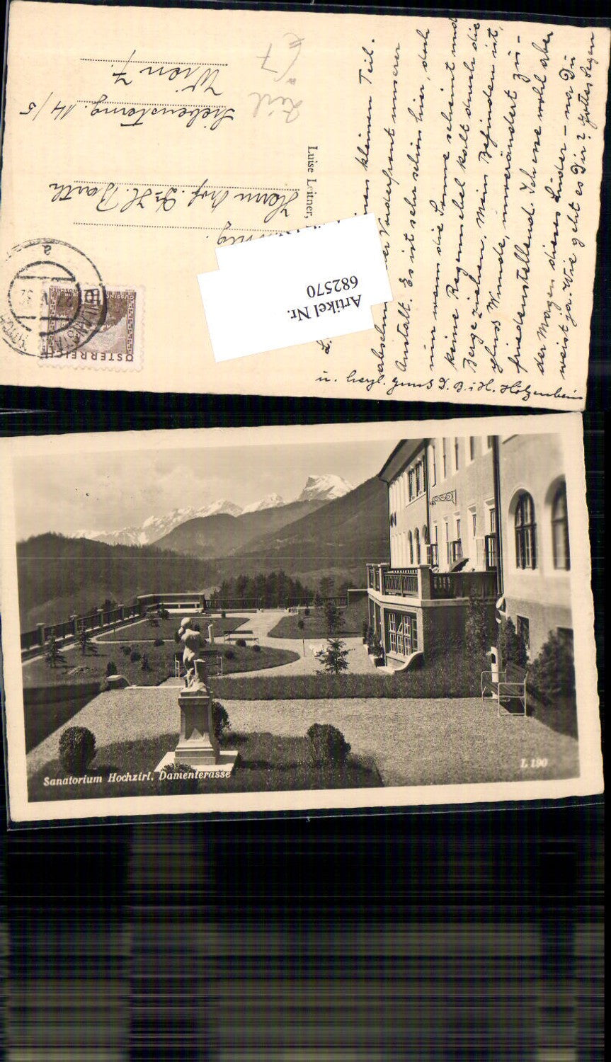 Alte Ansichtskarte – Old Postcard