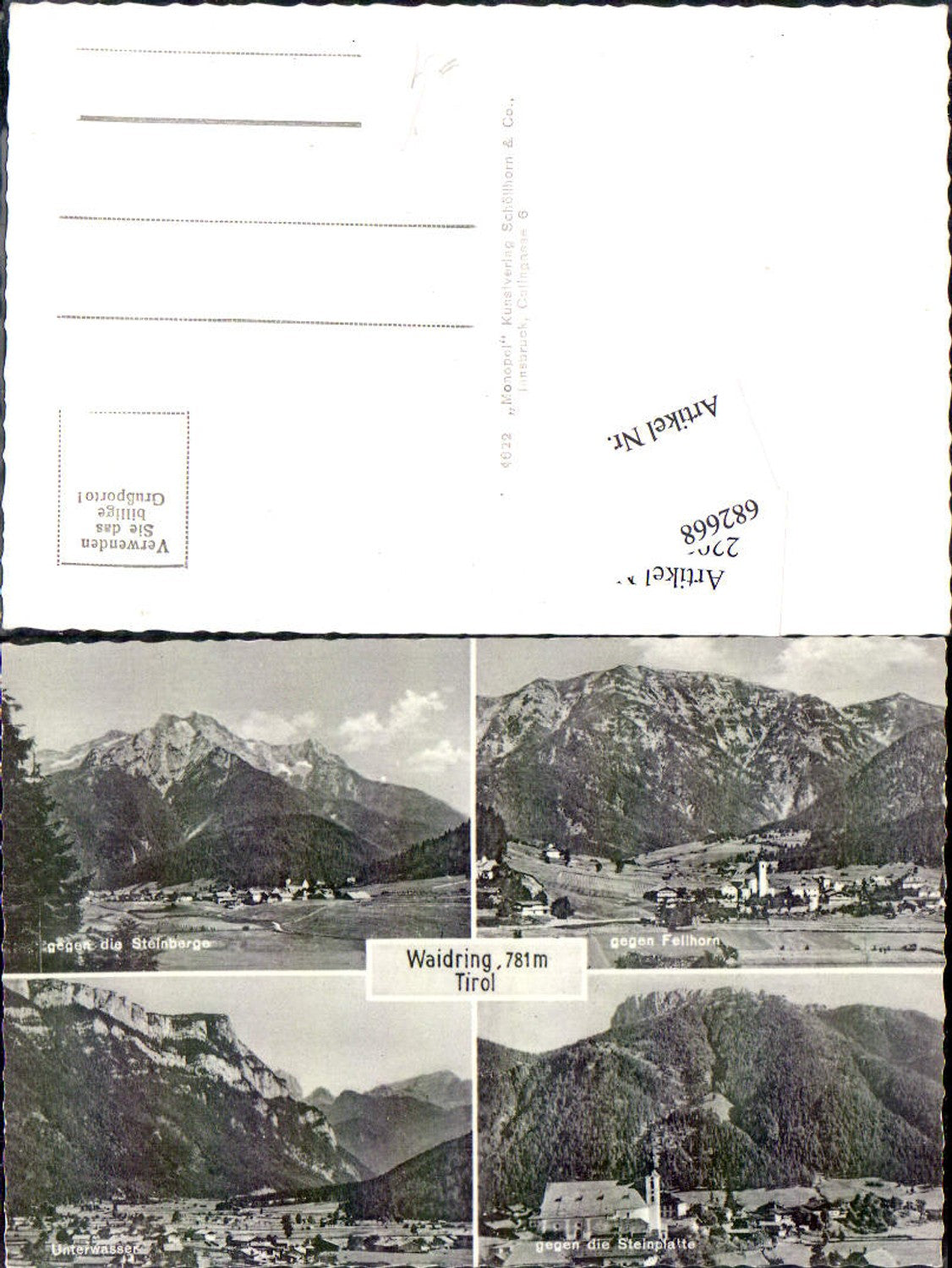 Alte Ansichtskarte – Old Postcard