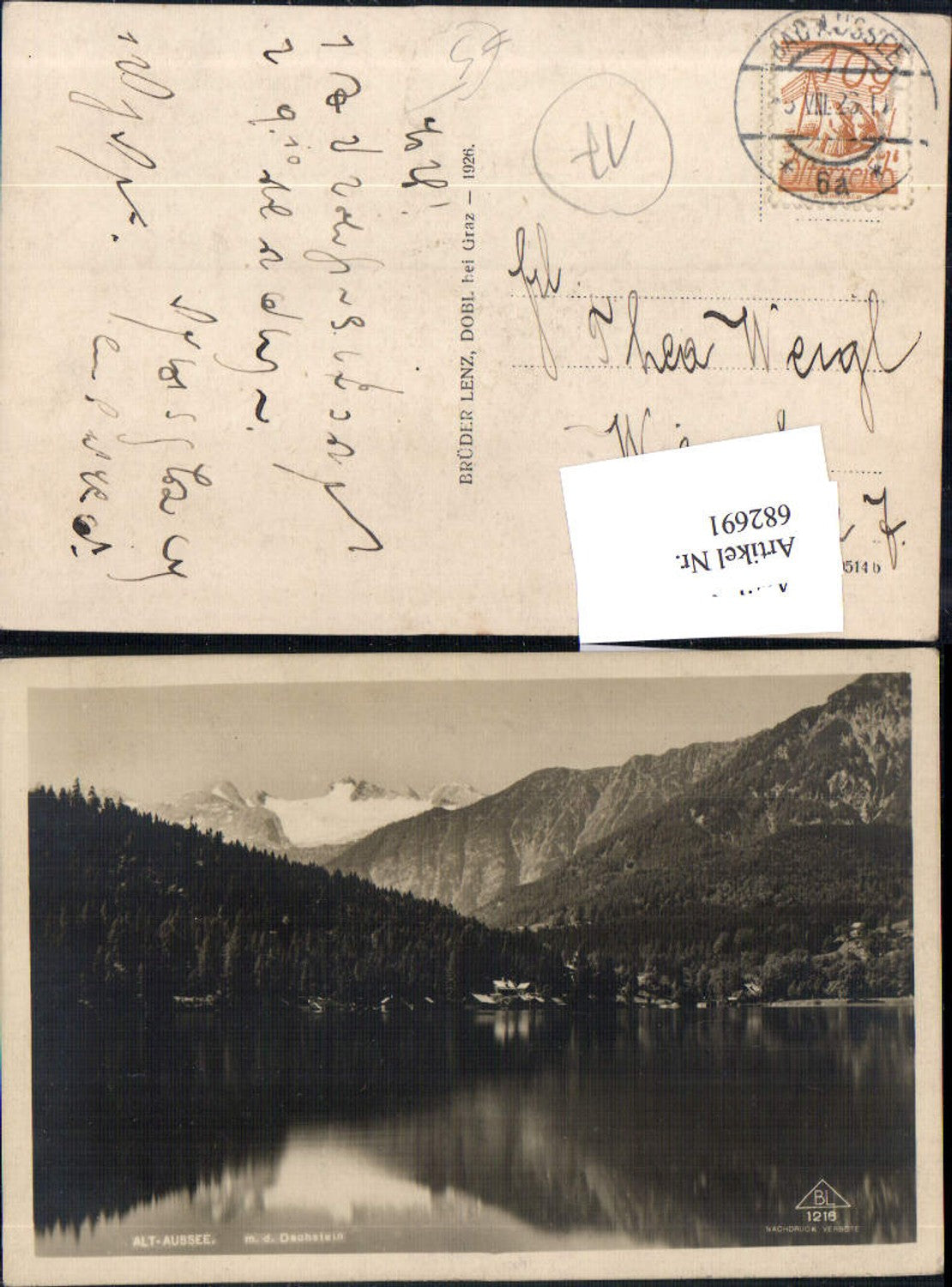 Alte Ansichtskarte – Old Postcard