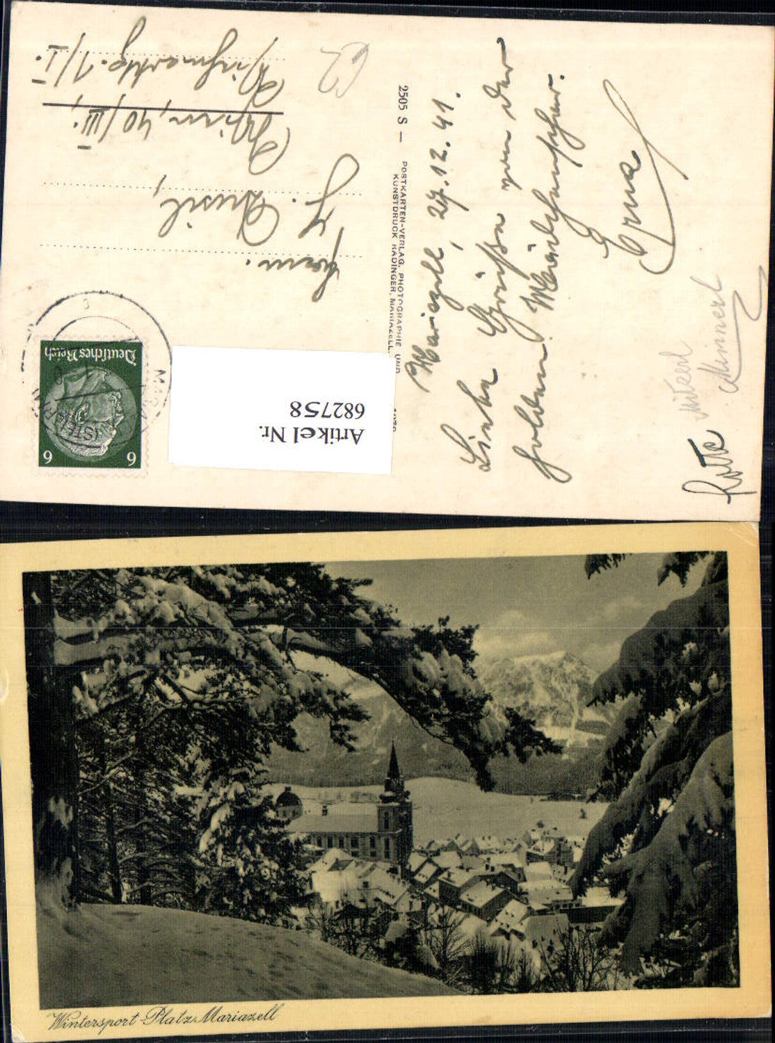 Alte Ansichtskarte – Old Postcard