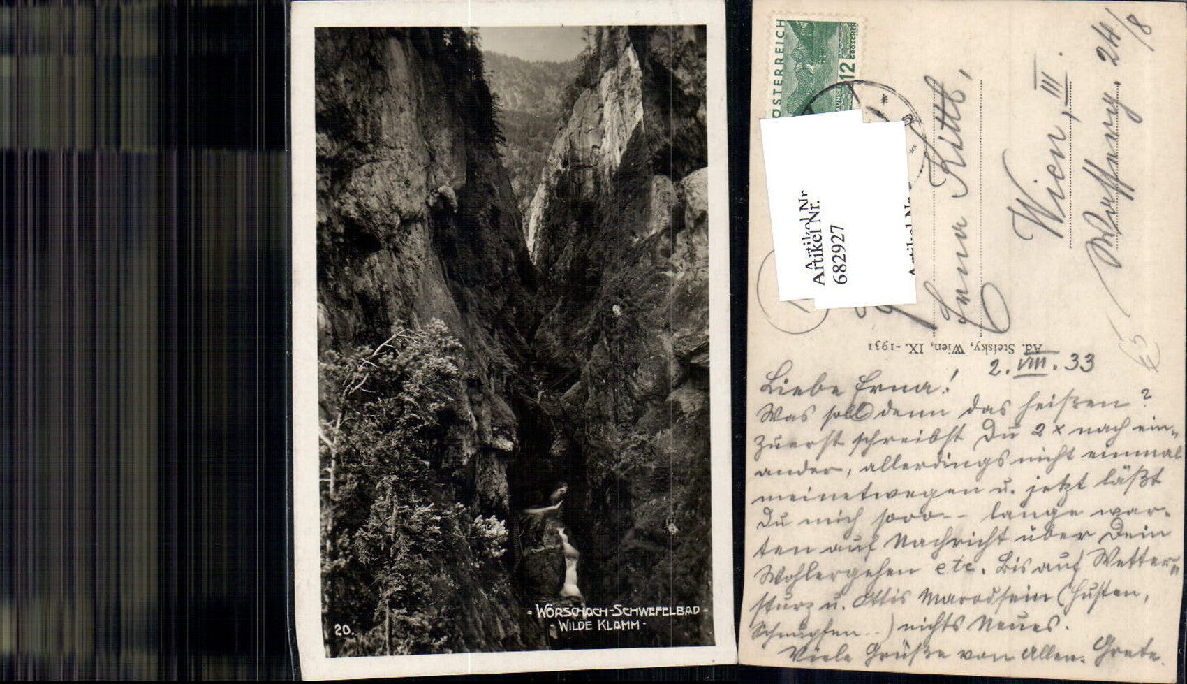 Alte Ansichtskarte – Old Postcard