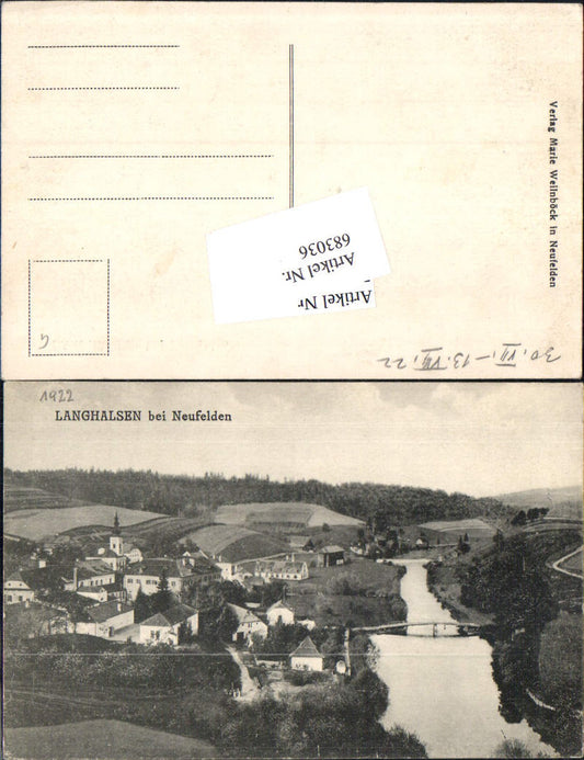 683036 seltene AK Langhalsen bei Neufelden im Mühlkreis Mühlviertel Rohrbach