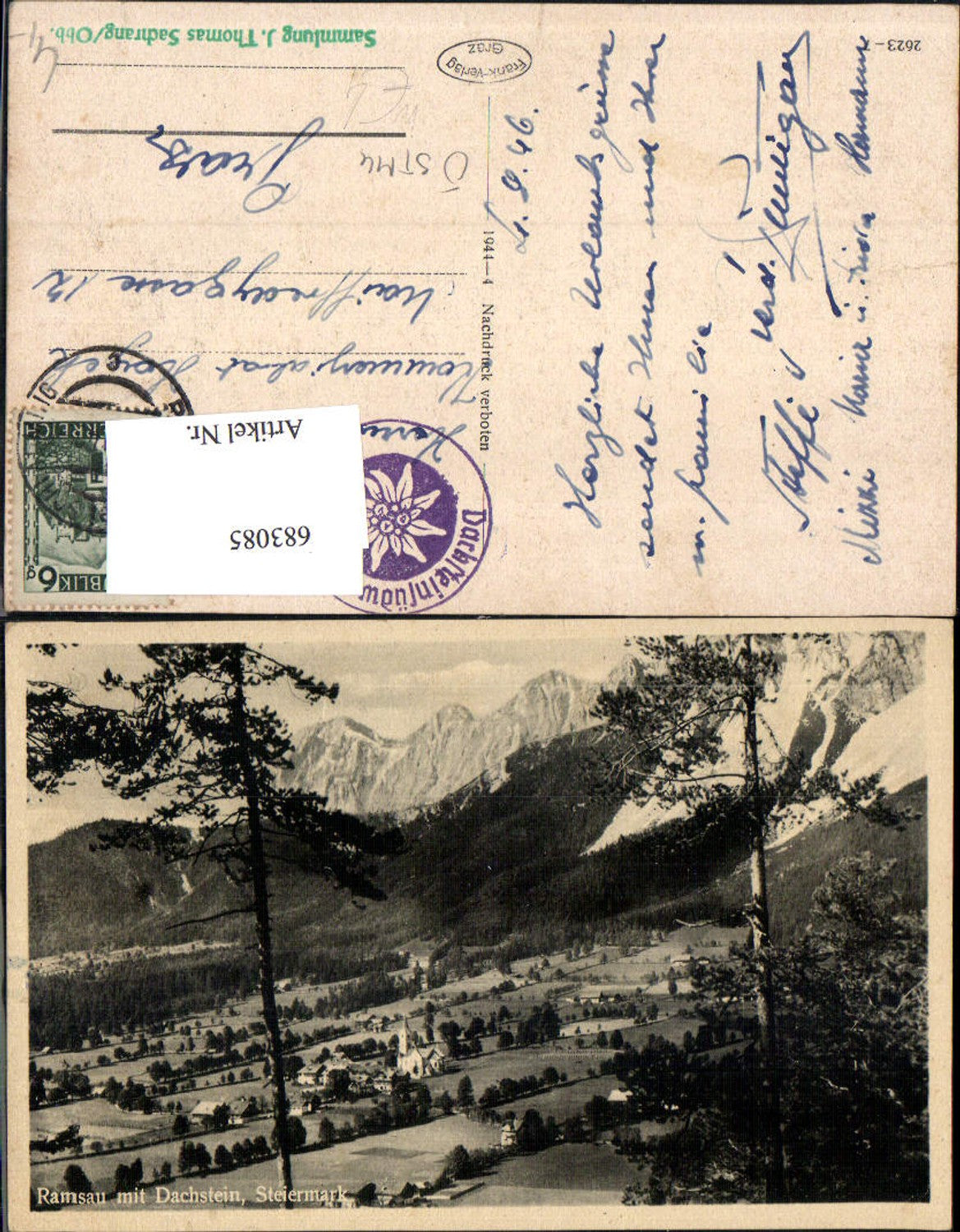 Alte Ansichtskarte – Old Postcard