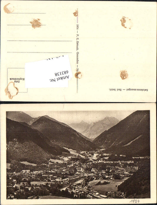 683138 Bad Ischl 1924 pub Brandt