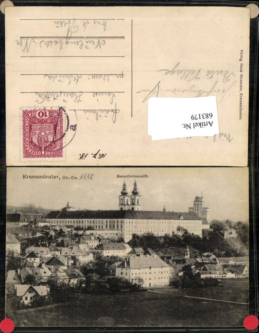 683179 Kremsmünster Stift pub Merzeder 1918