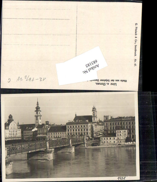 683185 Linz an der Donau Urfahr Donaulände Brücke