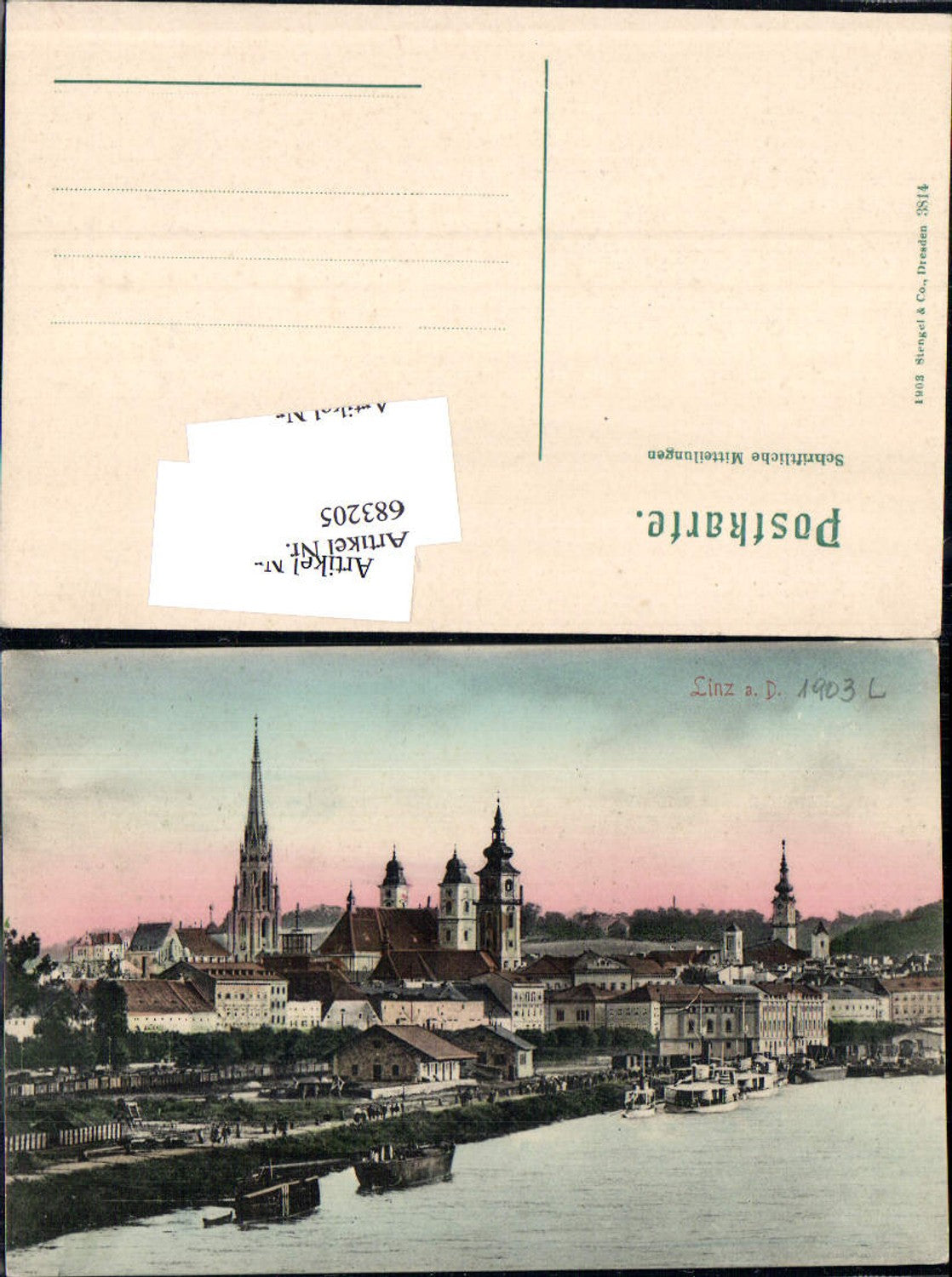 683205 Linz an der Donau Donaulände Landungsplatz