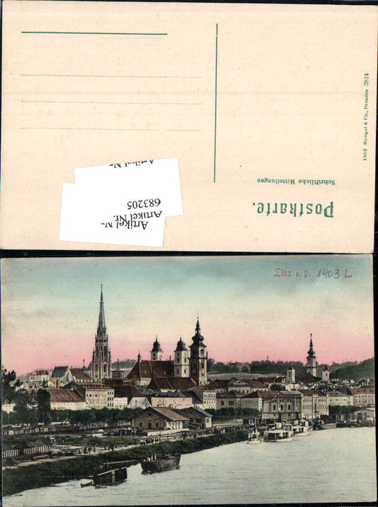 683205 Linz an der Donau Donaulände Landungsplatz