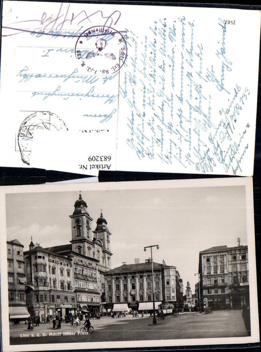 683209 Linz an der Donau Adolf Hitler Platz