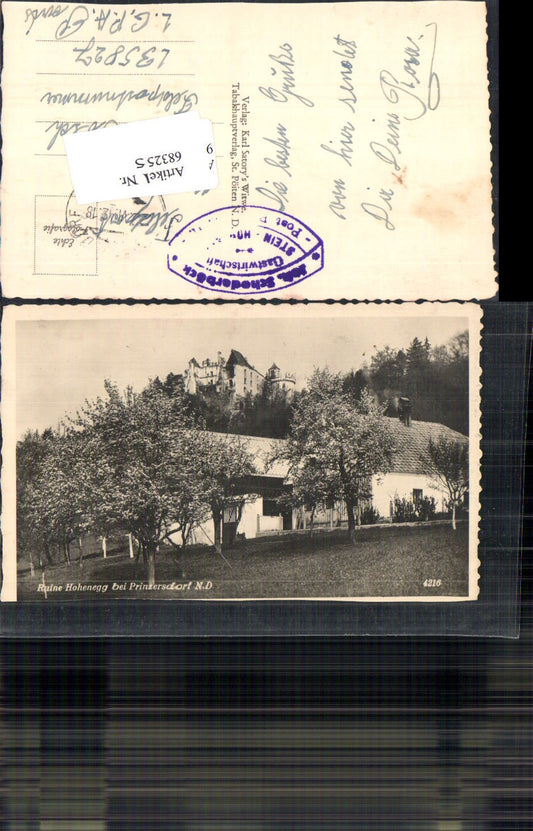 683255 Ruine Hohenegg b. Prinzersdorf