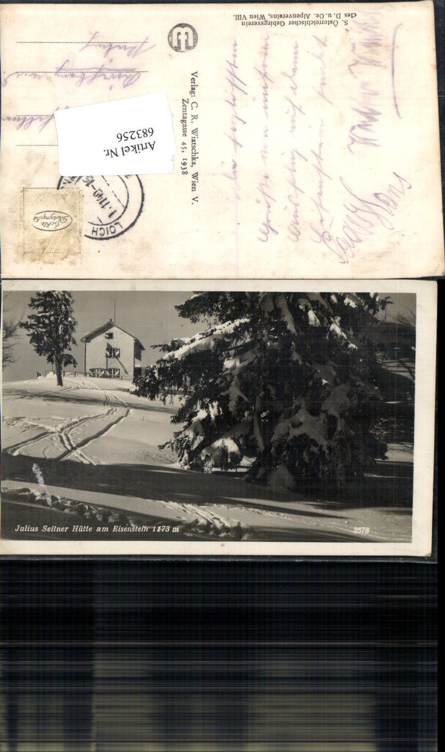 683256 Julius Seitner Hütte am Eisenstein Loich Türnitz