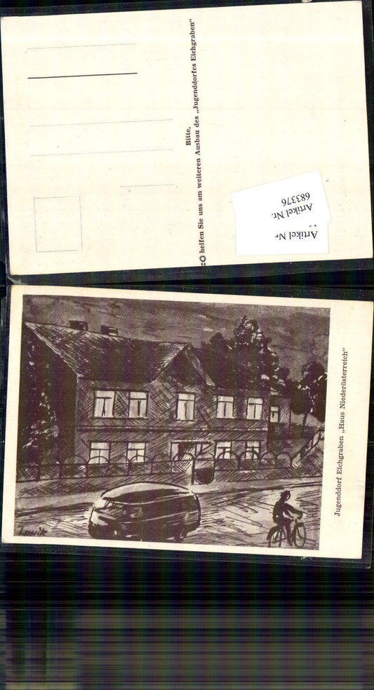 683376 Künstler AK Eichgraben bei Wien Jugenddorf Haus Niederösterreich