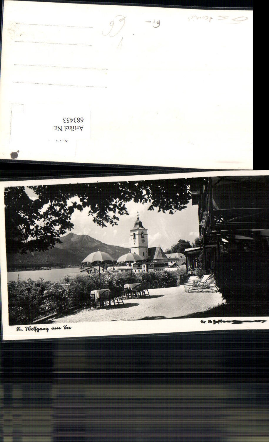 683453 St. Wolfgang am Wolfgangsee Gastgarten Partie pub Gastberger 56