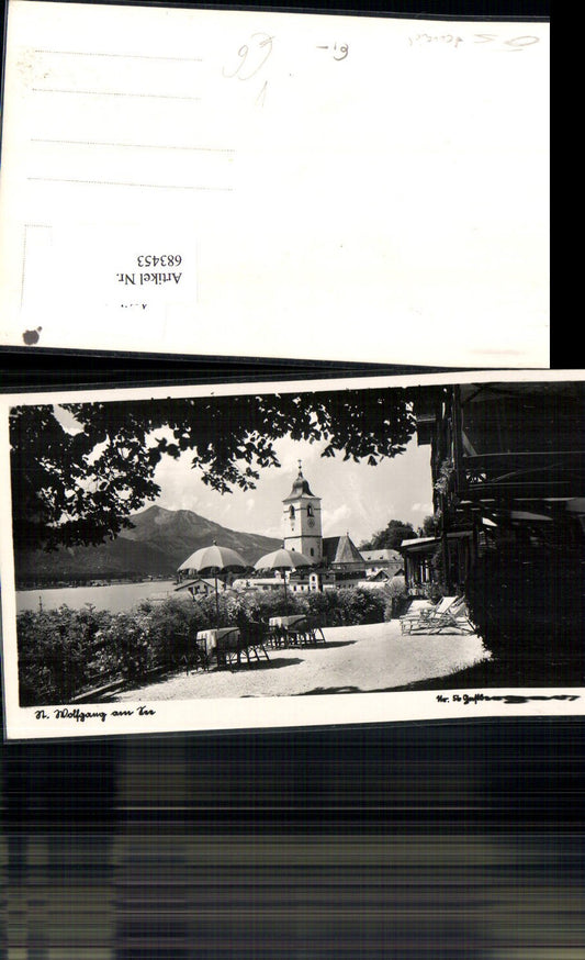683453 St. Wolfgang am Wolfgangsee Gastgarten Partie pub Gastberger 56