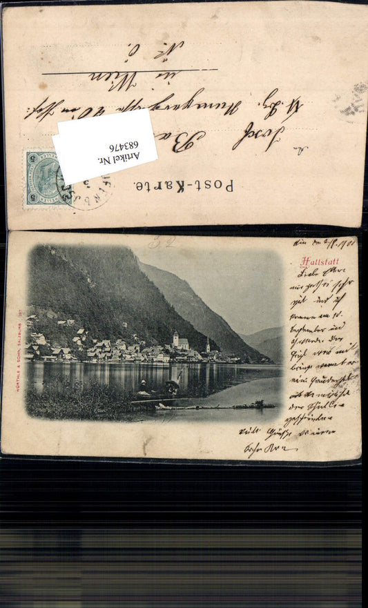 683476 Hallstatt am Hallstättersee 1899 pub Würthle 395