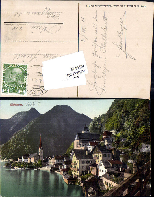 683479 Hallstatt am Hallstättersee pub Brandt 112