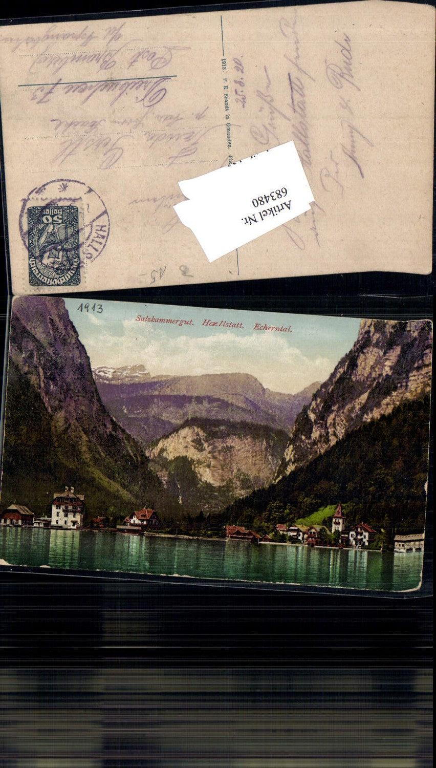 683480 Hallstatt am Hallstättersee Echerntal pub Brandt 486