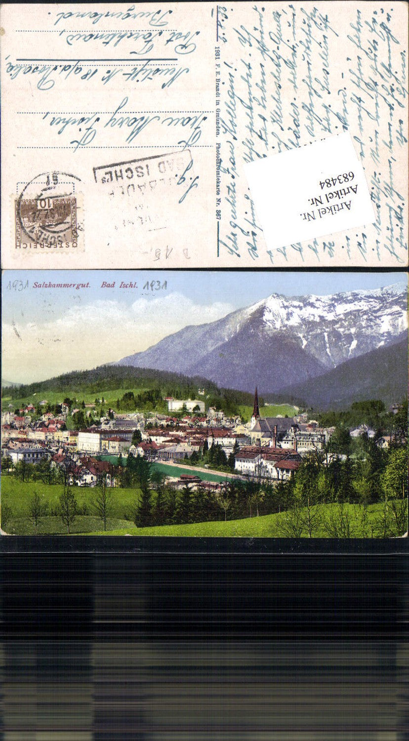 683484 Salzkammergut Bad Ischl pub Brandt 367