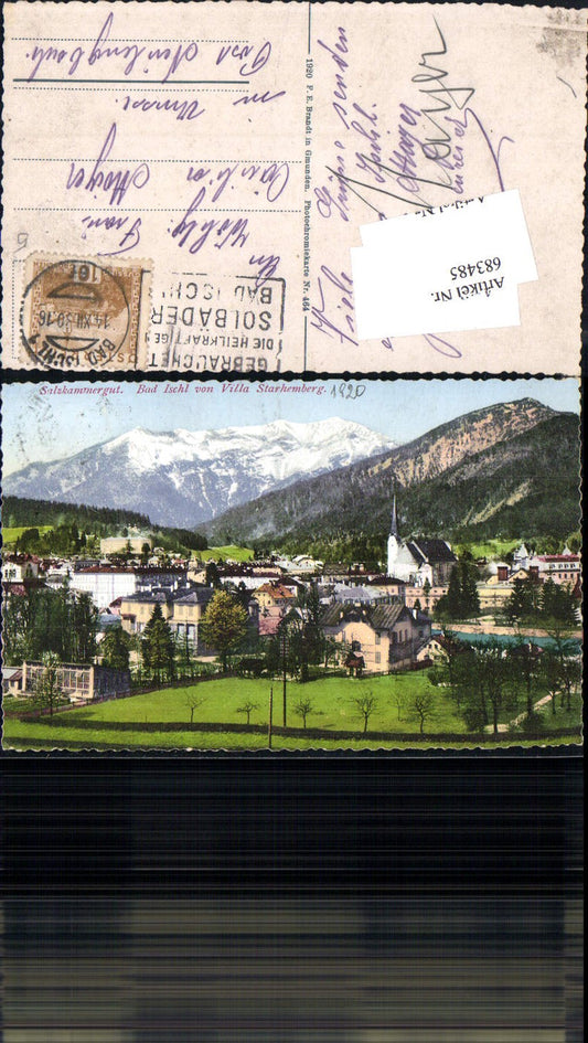 683485 Salzkammergut Bad Ischl Villa Starhemberg pub Brandt 464
