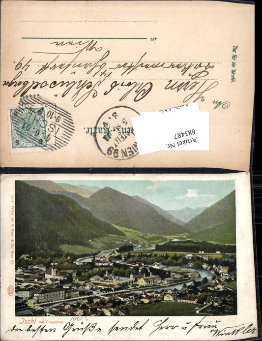 683487 Salzkammergut Bad Ischl m. Traunthal 1901