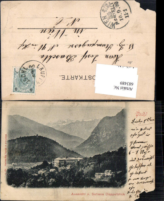 683489 Salzkammergut Bad Ischl 1898 Sofiens Doppelblick