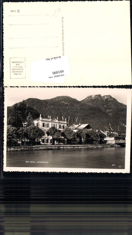 683490 Salzkammergut Bad Ischl Leharvilla Villa