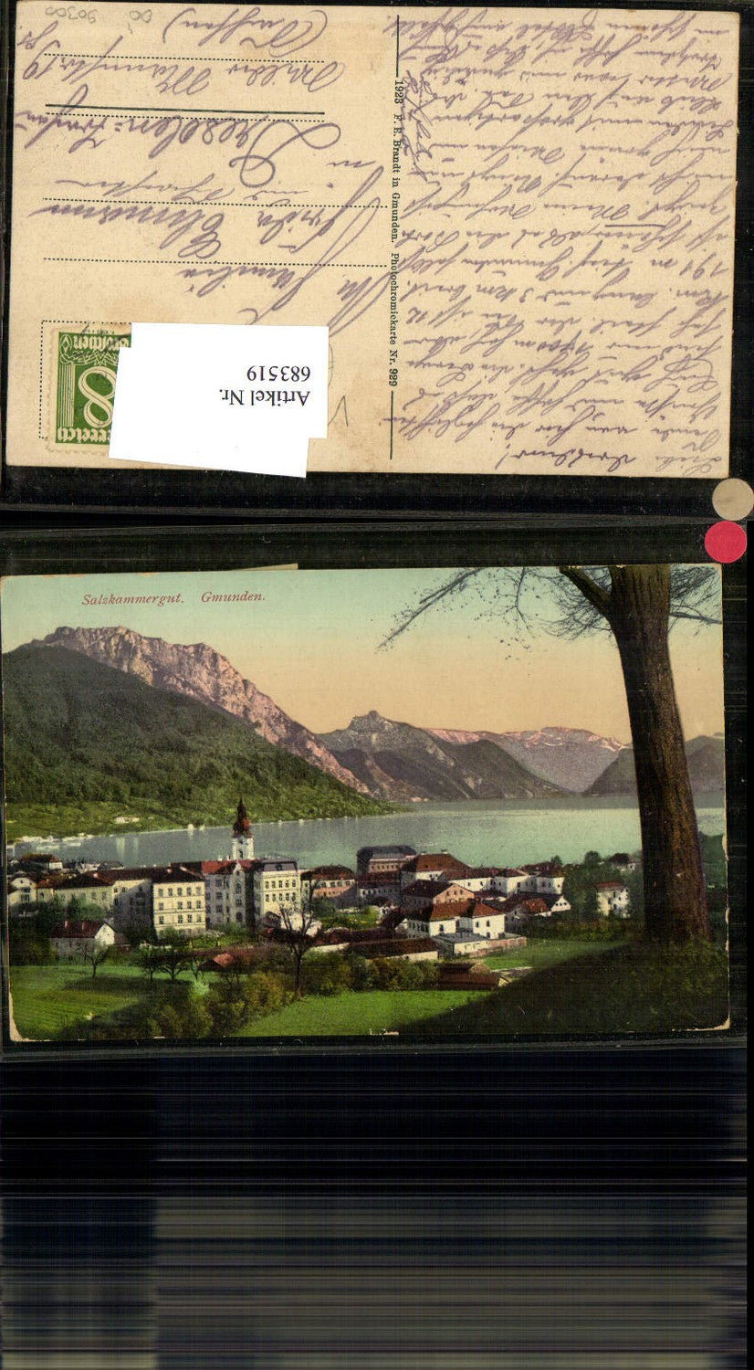 683519 Gmunden am Traunsee Ort pub Brandt 929