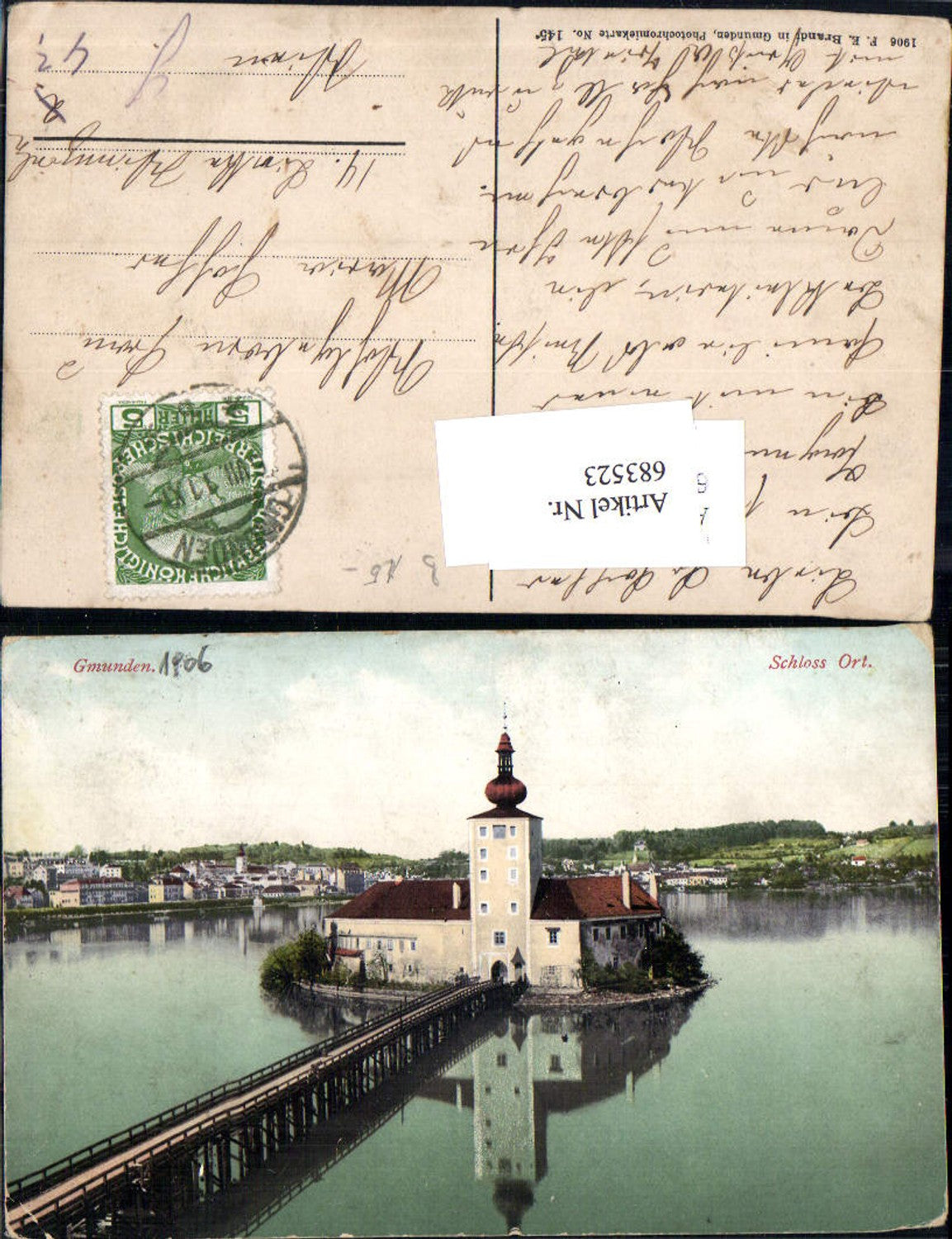 683523 Gmunden am Traunsee Schloss Ort Orth pub Brandt 145