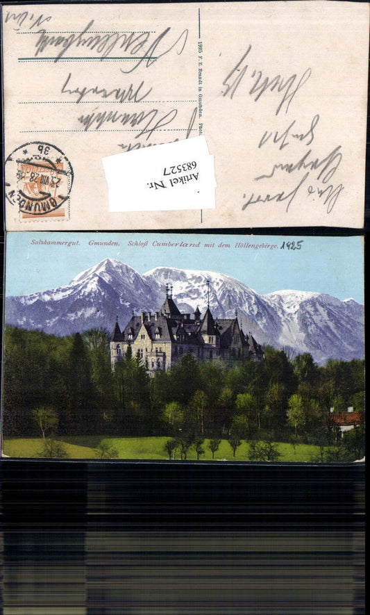 683527 Gmunden am Traunsee Schloss Cumberland pub Brandt 1356