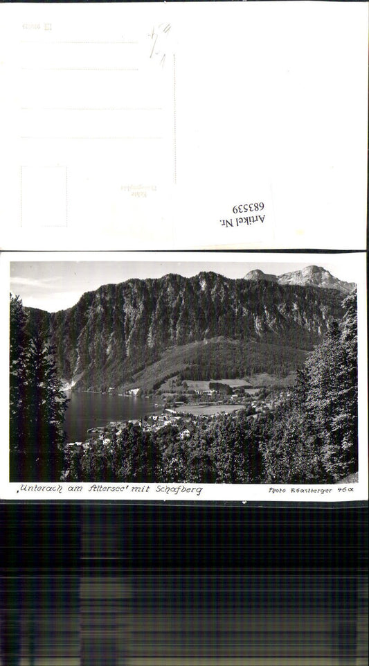 683539 Unterach am Attersee m. Schafberg pub Photo Gastberger 46a