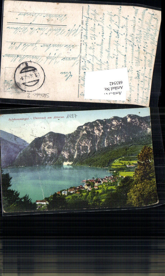 683542 Unterach am Attersee pub Brandt 877 gel.n. Wald b. St. Pölten