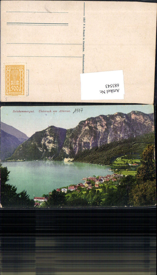 683543 Unterach am Attersee pub Brandt 877