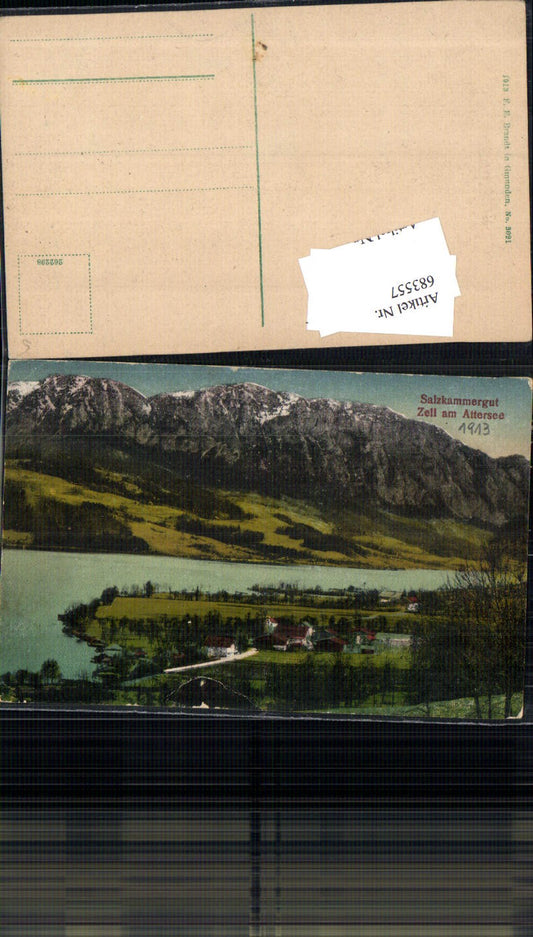 683557 Salzkammergut Zell am Attersee b. Nußdorf Nussdorf pub Brandt 3021