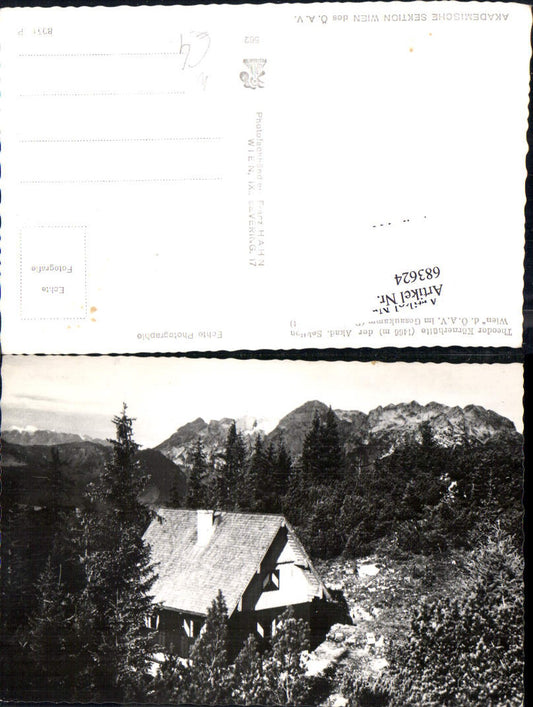 683624 Theodor Körnerhütte b. Annaberg im Lammertal Lungötz Hallein