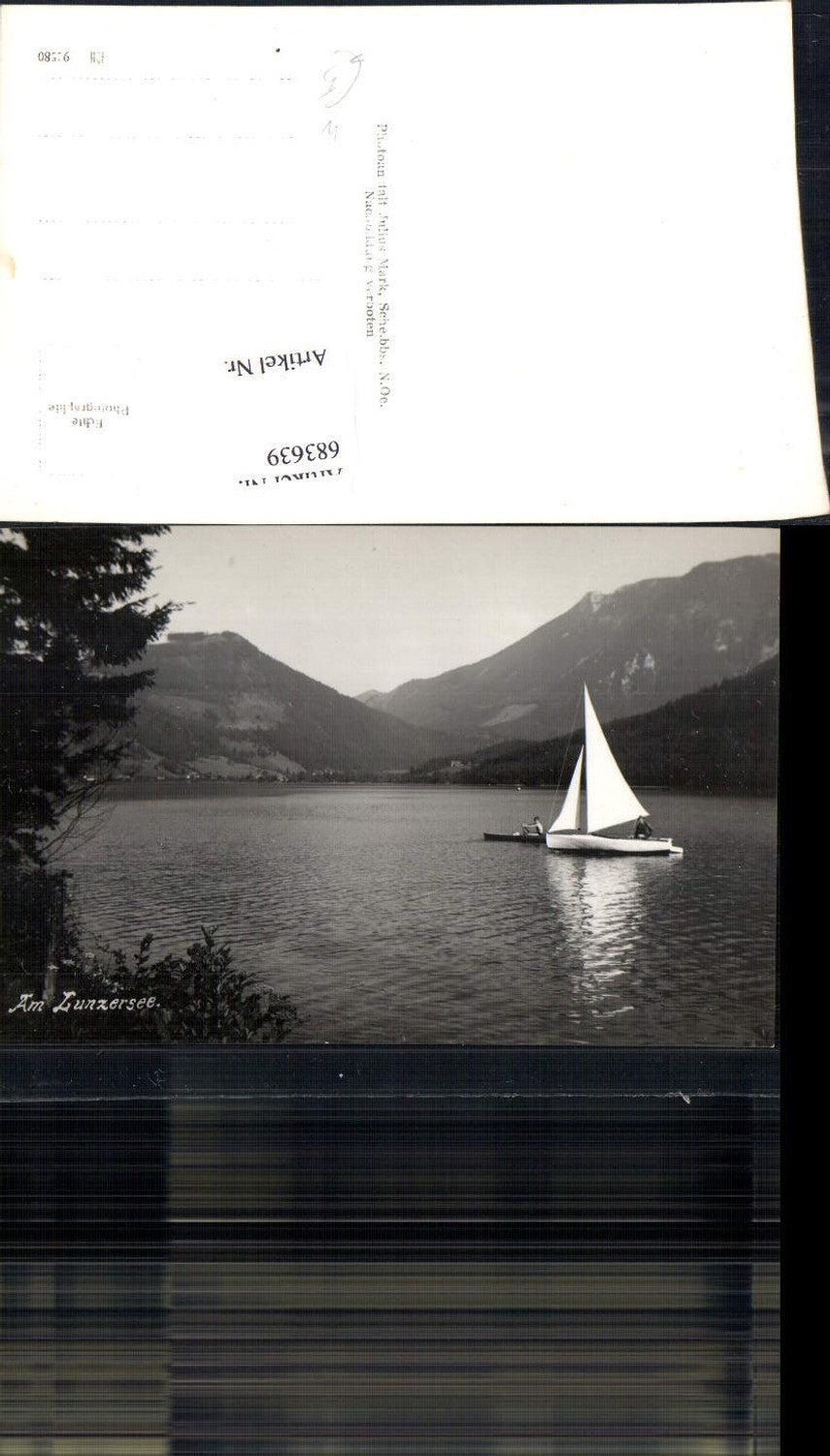 683639 Am Lunzersee Lunz am See Segelboot Segelschiff