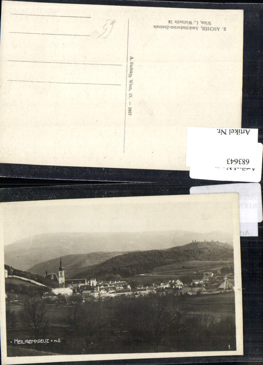 683643 Foto-AK Heiligenkreuz pub A. Stefsky 1927