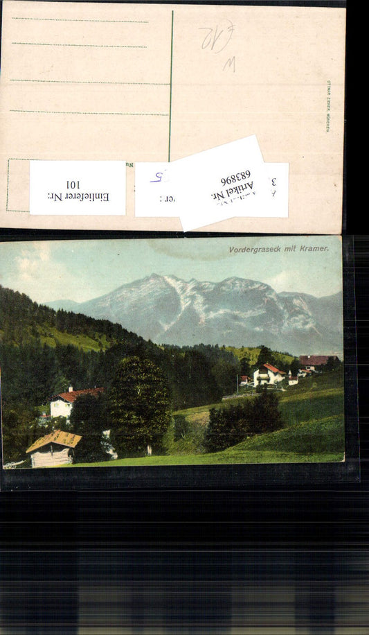 683896 Vordergraseck m. Kramer b. Graseck Garmisch Partenkirchen