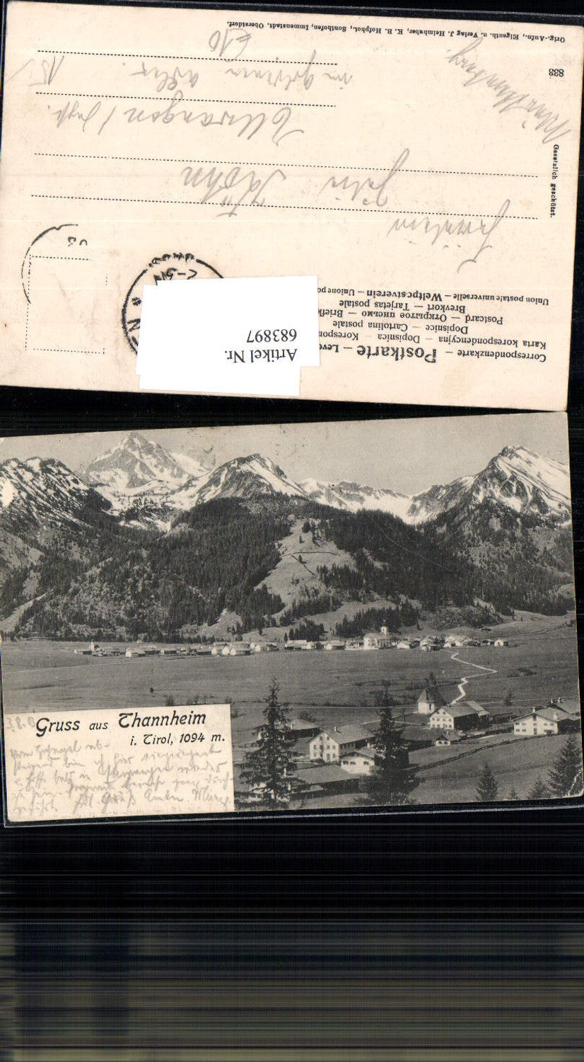 Alte Ansichtskarte – Old Postcard