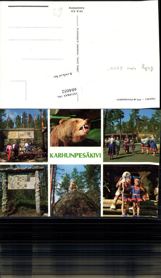 684052 Finnland Karhunpesäkivi Bär