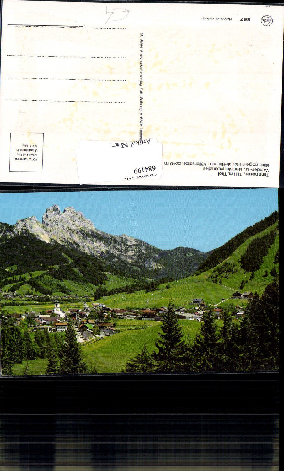 Alte Ansichtskarte – Old Postcard