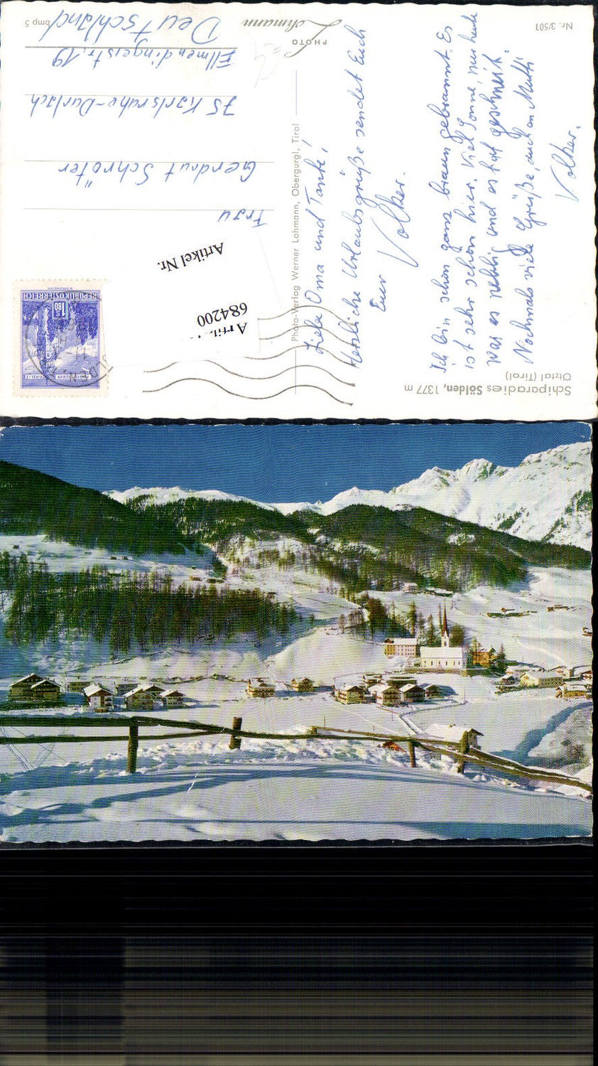 Alte Ansichtskarte – Old Postcard