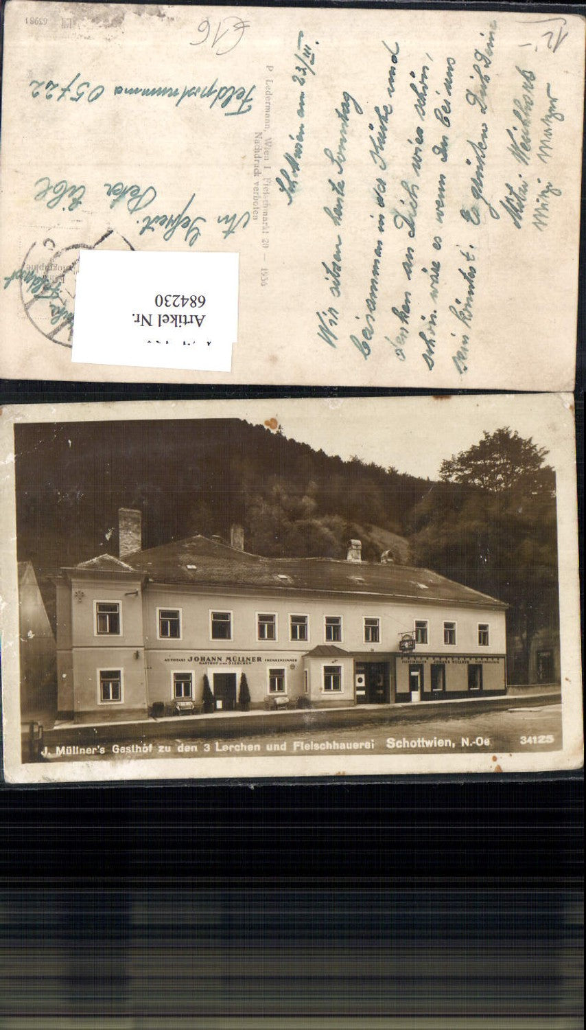 684230 Schottwien near Neunkirchen Semmering Gasthaus Johann Müllner 3 Lerchen