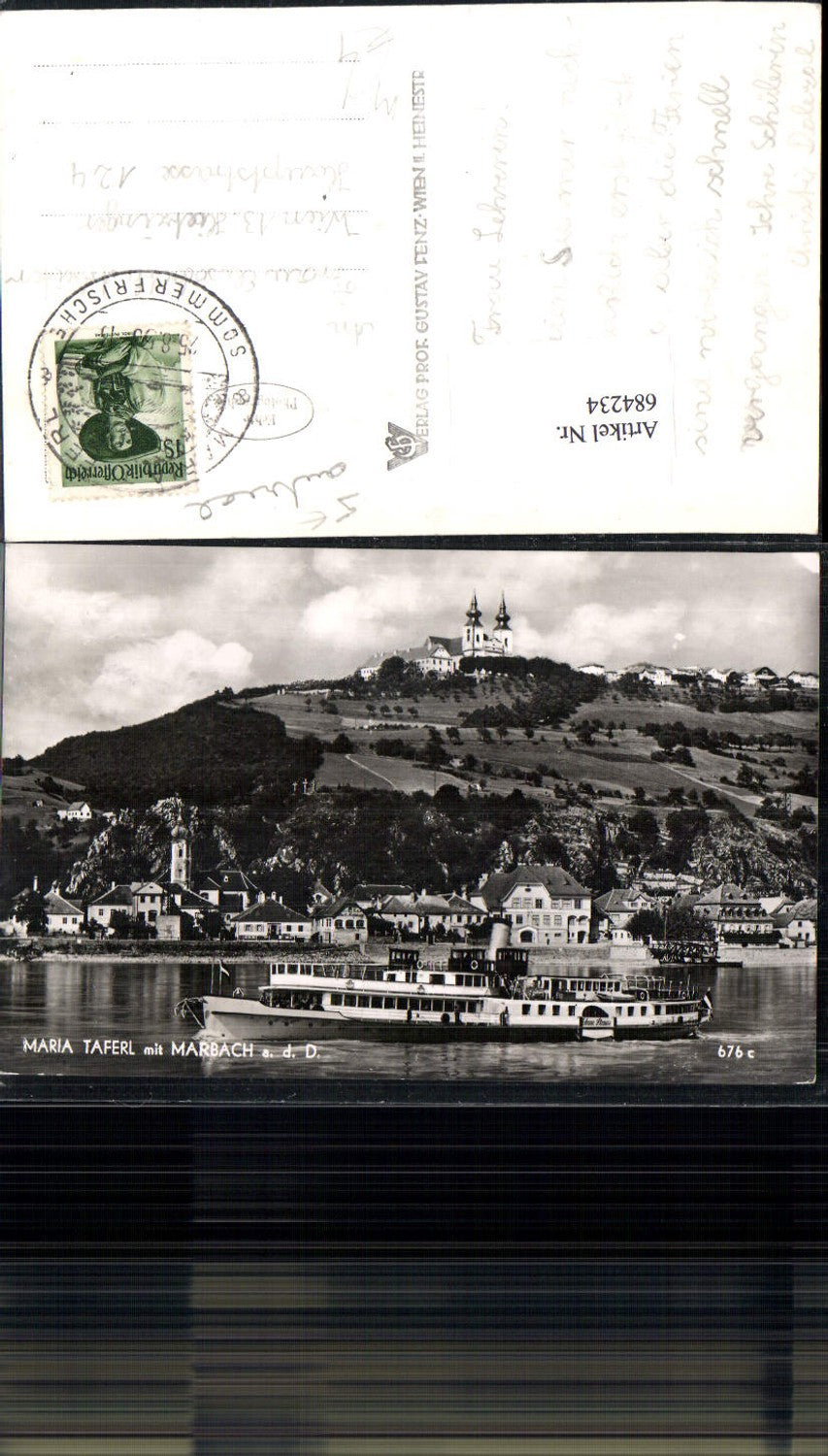 684234 Maria Taferl Marbach an der Donau Dampfer