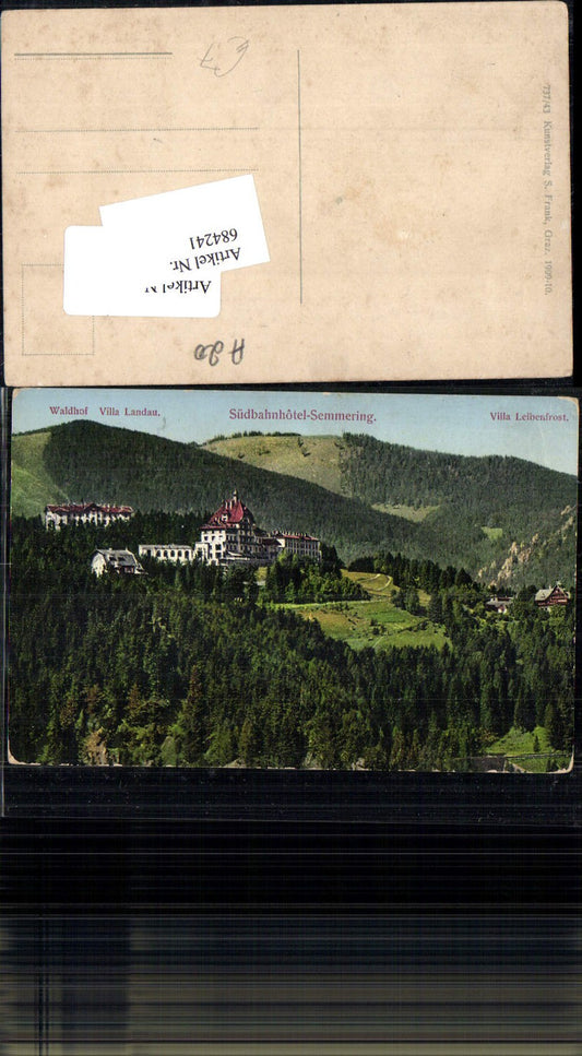 684241 Semmering Südbahnhotel Villa Landau Waldhof Leibenfrost