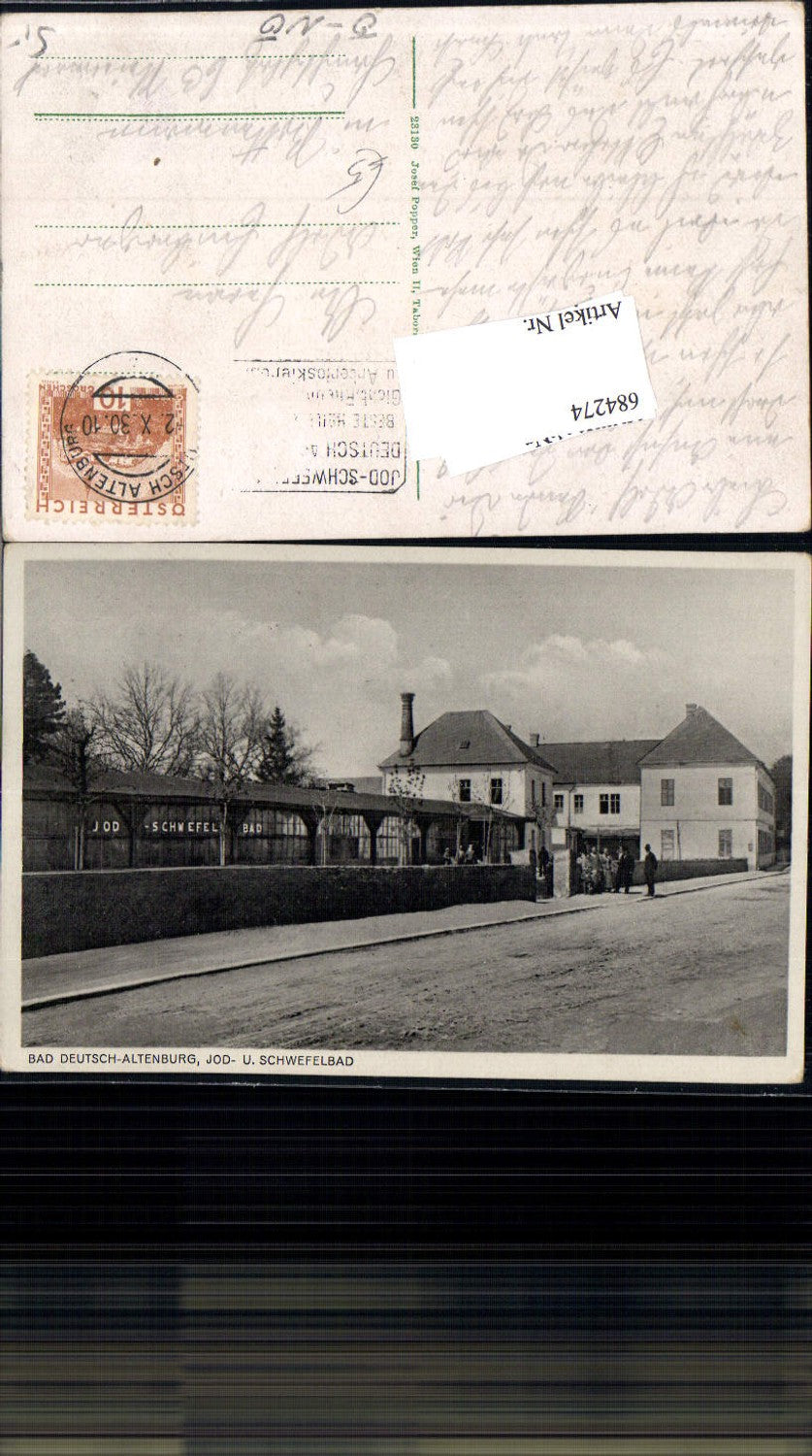 684274 Bad Deutsch Altenburg Schwefelbad gel. n. Rottenmann