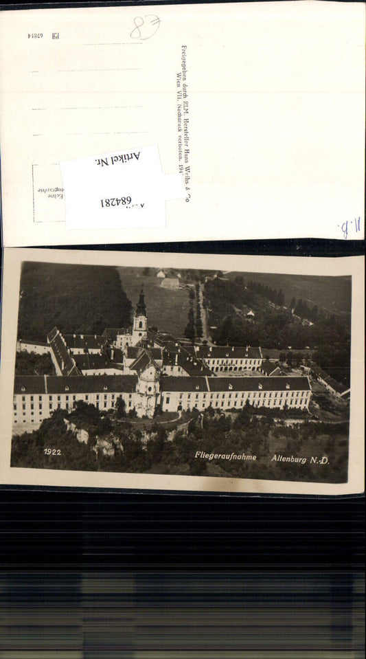 684281 Fliegeraufnahme Altenburg bei Horn Luftbild