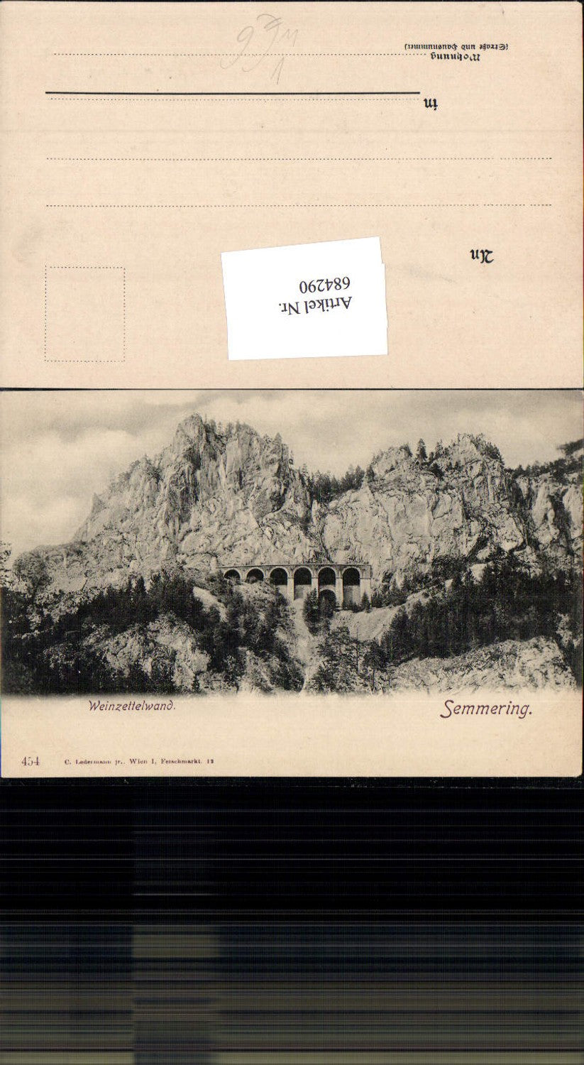 684290 Semmering Wine notice board Viaduct Semmering Railway pub Ledermann 454
