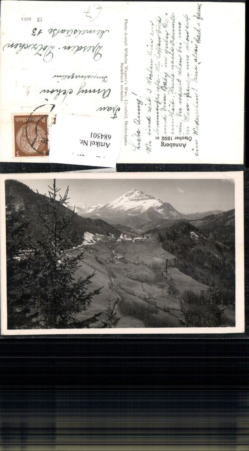 684501 Annaberg am Ötscher gel.n. Dresden Dölzschen Cotta