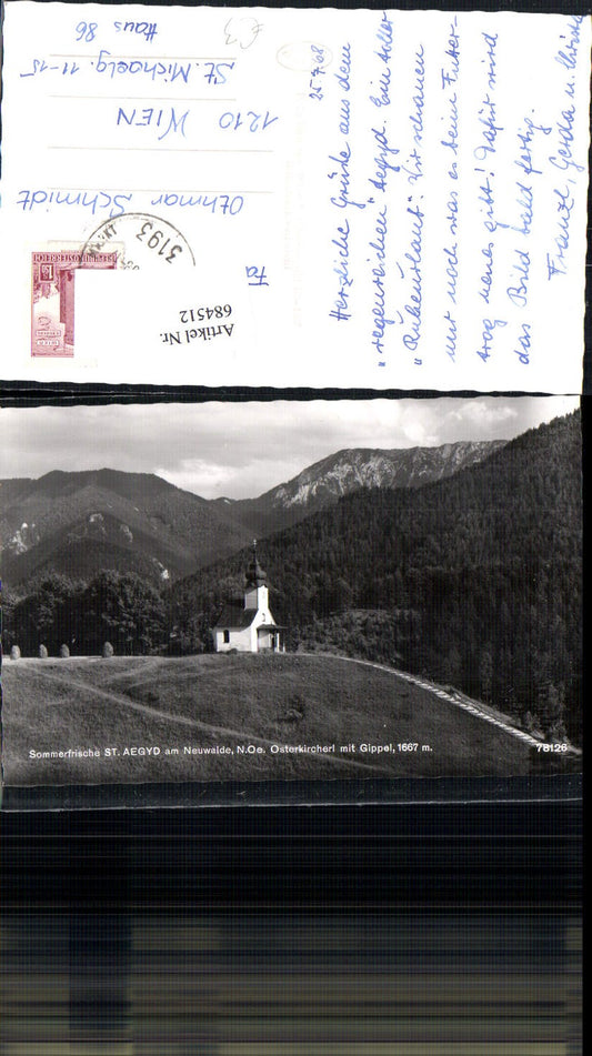 684512 St. Aegyd am Neuwalde Osterkircherl Gippel